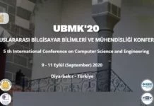 V. Uluslararası Bilgisayar Bilimleri ve Mühendisliği Konferansı Bilgisayar Bilimleri