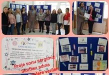 Beslenme Dostuyuz Sağlıklıyız projesi sergimizle sonlandı. Beslenme Dostuyuz Sağlıklıyız