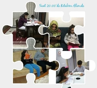 "Saat 20.00'de Kitabım Elimde" eTwinning Projesi 1 eTwinning