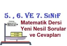 Yeni Nesil Sorular
