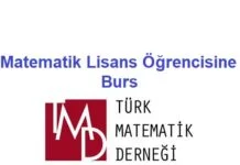 Matematik Öğrencisine Burs