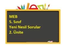 MEB 5. Sınıf