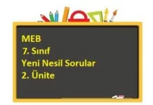 Yeni Nesil Sorular