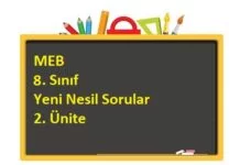 Yeni Nesil Sorular