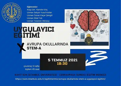Avrupa Okullarında STEM-A Uygulayıcı Eğitimi