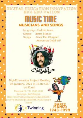 Digi-Edu-vation projesi ile Çevrimiçi Müzik Geceleri 1 turkish team music time min Türkiye Eğitim Kampüsü