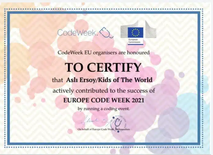 codeweek sertifika
