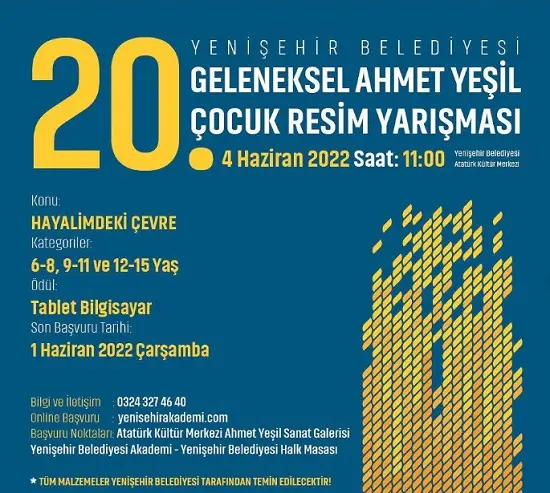 ahmet-yesil-resim-yarismasi Çocuk Resim Yarışması