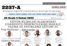 TÜBİTAK 2237-A