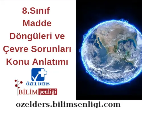 madde-donguleri-8-sinif Madde Döngüleri ve Çevre Sorunları