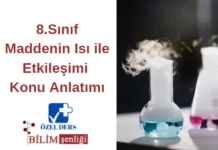 Maddenin Isı ile Etkileşimi