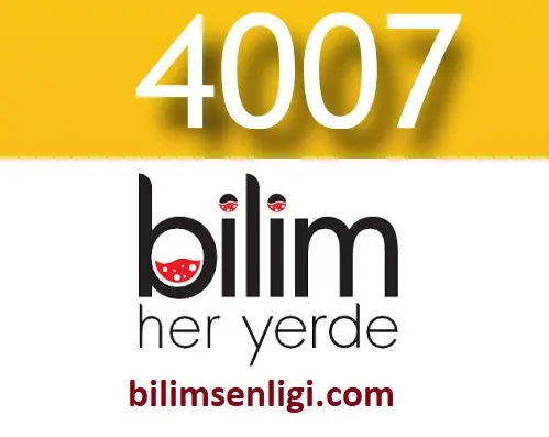 TÜBİTAK 4007 Bilim Her Yerde