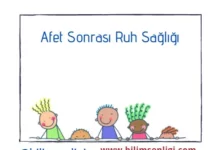Afet ruh sağlığı