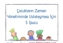 Çocukların zaman yönetimi