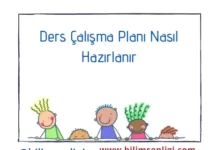 Ders çalışma planı