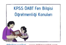 Fen Bilgisi Öğretmenliği / Fen Bilimleri Öğretmenliği