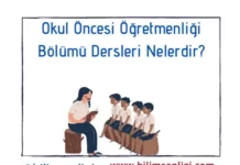 Okul öncesi öğretmenliği