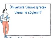 Üniversite sınavına