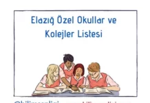 Elazığ Özel Okullar