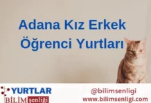 Adana Kız Erkek Öğrenci Yurtları