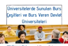 Burs Veren Devlet Üniversiteleri