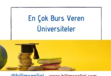 Burs Veren Üniversiteler