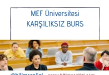 MEF Üniversitesi Burs