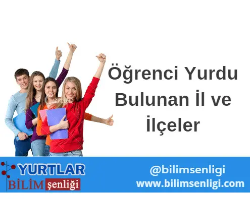 ogrenci-yurdu-bulunan-sehirler öğrenci yurtları