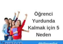 Öğrenci yurdunda kalmak