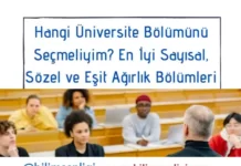 Üniversite bölümü seçimi