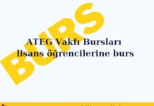 lisans öğrencilerine burs