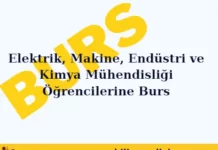 Mühendislik Öğrencilerine Burs