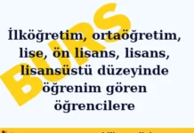 Öğrenci Burs Başvuruları