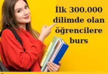 öğrencilere burs