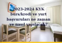 2023-2024 KYK burs/kredi ve yurt başvuruları ne zaman ve nasıl yapılacak? burs/kredi ve yurt başvuru