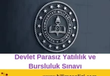 Devlet Parasız Yatılılık ve Bursluluk Sınavı