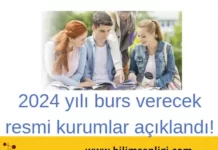 resmi kurumlar bursları