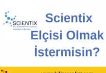 Scientix Elçiliği İçin İlk adım Scientix