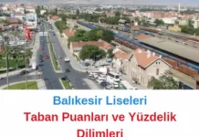 Balıkesir Liseleri