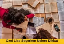 Özel lise seçimi