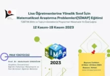 TÜBİTAK Öğretmen Eğitimi