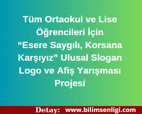 Slogan Logo ve Afiş Yarışması