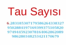 Tau sayısı