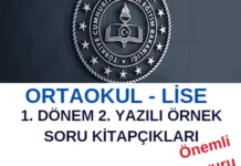 yazılı örnek soruları