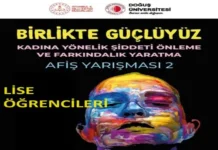 Lise öğrencileri “Birlikte Güçlüyüz” afiş yarışması Lise öğrencileri