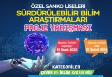 Lise Öğrencileri Sürdürülebilir Bilim Araştırmaları Proje Yarışması Proje Yarışması