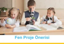 Fen proje önerisi Fen proje önerisi