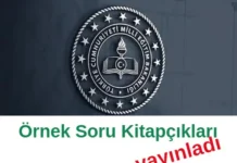 Örnek Soru Kitapçıkları