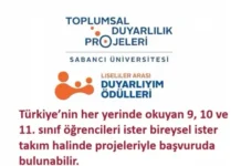 Liseliler Arası Duyarlıyım Ödülleri: Gençler Sosyal Sorumlulukta Yarışıyor Liseliler