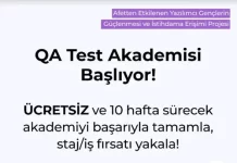 QA Test Akademisi katılımcılarını arıyor! Akademi